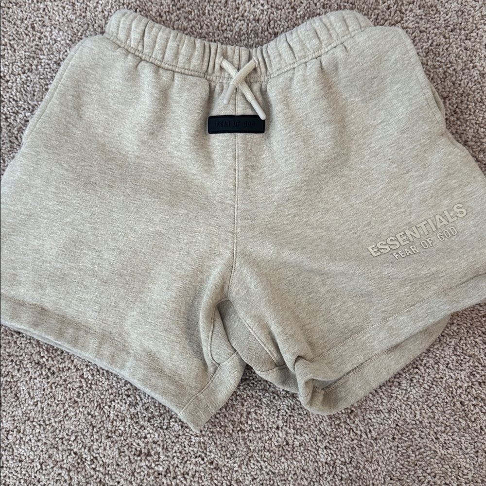 Fear of God Essentials Kids Tan Shorts